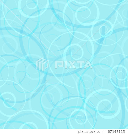 Blue seamless pattern with curls. Abstract light - Stock Illustration ...