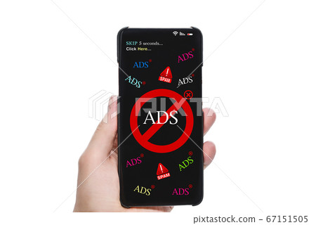 Person's Hand Holding Mobile Phone With Screen Person's Hand Holding Mobile Phone With Screen 67151505