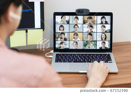 Online meeting Web conference image 67152390