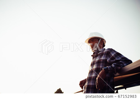 labor working on solar rooftop, Engineering of labor working on solar rooftop, Engineering of 67152983