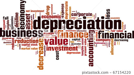 Depreciation word cloud 67154220