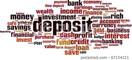 Deposit word cloud Deposit word cloud 67154221