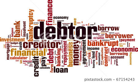 Debtor word cloud Debtor word cloud 67154243
