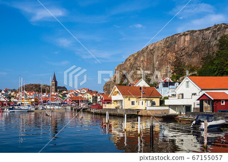 View to the city Fjaellbacka in Sweden View to the city Fjaellbacka in Sweden 67155057