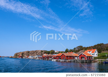 View to the city Hamburgsund in Sweden View to the city Hamburgsund in Sweden 67155060