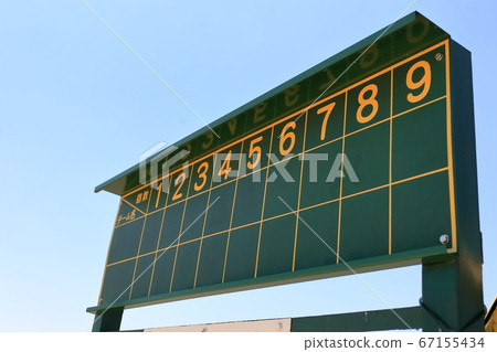 Baseball scoreboard image Baseball scoreboard image 67155434