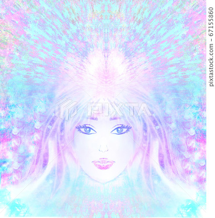 beautiful woman with the power of intuition beautiful woman with the power of intuition 67155860