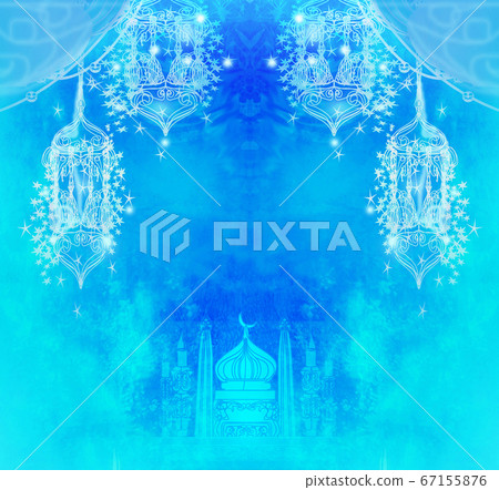 Ramadan Kareem holiday greeting card design. Ramadan Kareem holiday greeting card design. 67155876