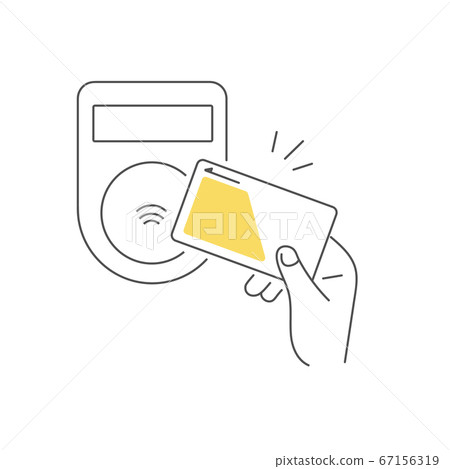 Pay Using Ic Animation Image illustration of payment with a... - Stock Illustration [67156319 ...