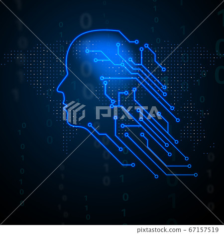 Digital mind - Stock Illustration [67157519] - PIXTA