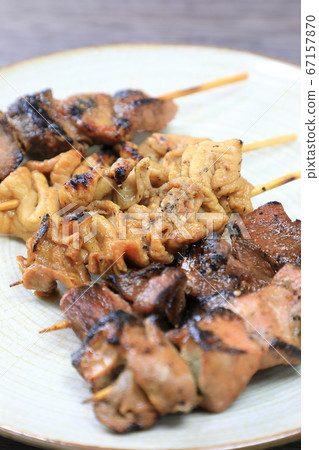 Delicious yakitori platter Delicious yakitori platter 67157870