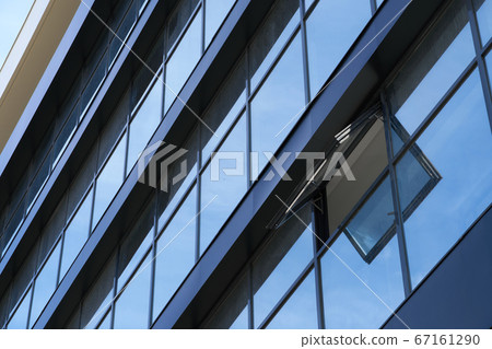 facade of a modern building on a bright Sunny day, facade of a modern building on a bright Sunny day, 67161290