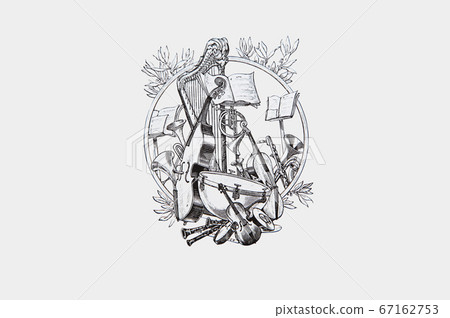 19世紀末法國復古插畫 67162753