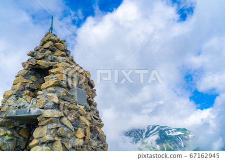 Jizo Cologne at the entrance to Mt. Goryu in the Northern Alps [Nagano Prefecture] 67162945