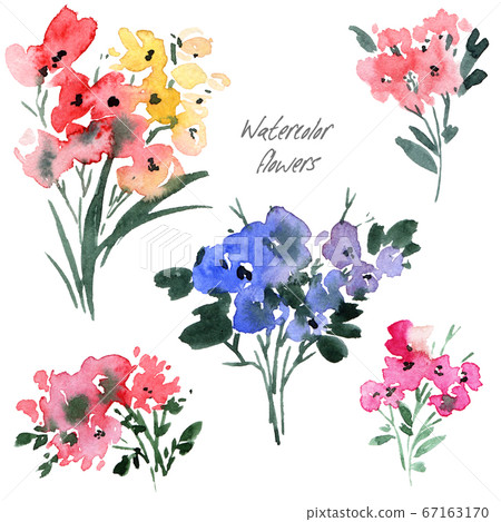 Watercolor floral arrangments Watercolor floral arrangments 67163170