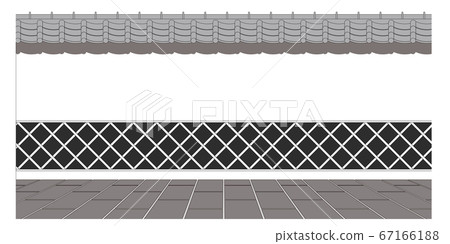 Japanese style outer wall Namako wall Perth 67166188