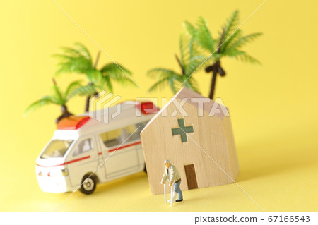 Image cut taken from a hospital using a model for discharge and transfer Image cut taken from a hospital using a model for discharge and transfer 67166543