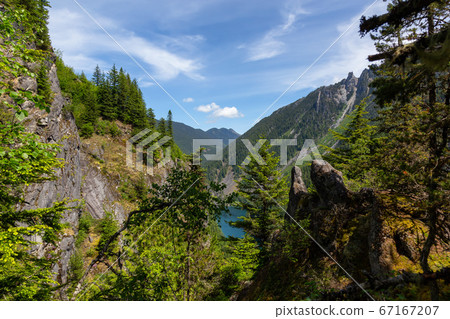 Beautiful View of Canadian Mountain Landscape 67167207