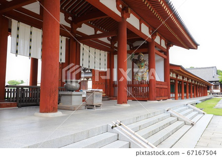 Yakushiji Temple during the rainy season Yakushiji Temple during the rainy season 67167504