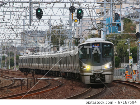 Nishinomiya City Rapid train 225 series pass Nishinomiya City Rapid train 225 series pass 67167594