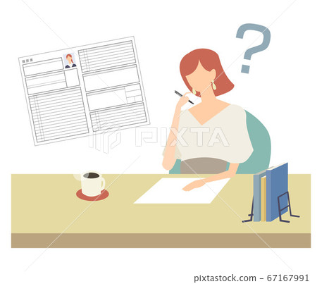 Resume job change activity job hunting vector illustration Resume job change activity job hunting vector illustration 67167991
