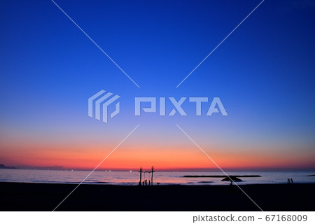 夕陽的晚霞在Ura 夕陽的晚霞在Ura 67168009