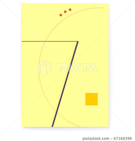 Abstract geometric composition. Minimalistic 67168399