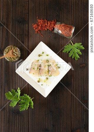 Kanpachi Carpaccio Kanpachi Carpaccio 67168680
