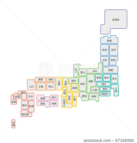 Map of Japan Map of Japan 67168998