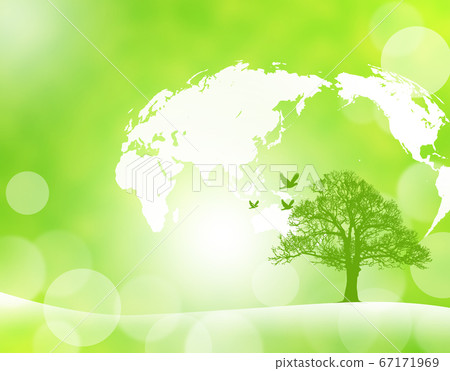 Global warming Natural environment World map... - Stock Illustration  [67171969] - PIXTA