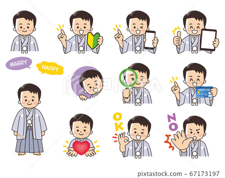 新郎新娘穿著鳳頭的ka婚姻變異初學者標記智能手機平板電腦放大鏡 67173197