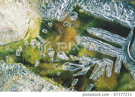 Ice shape with natural colors Ice shape with natural colors 67177231