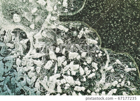 Ice shape with natural colors 67177235