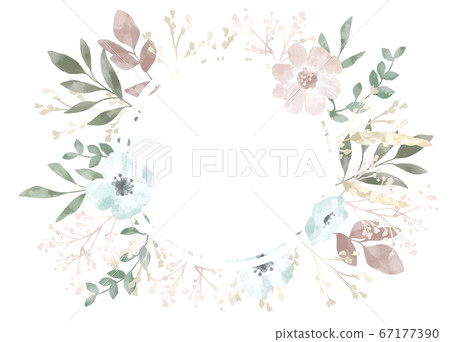 輕柔的花框 輕柔的花框 67177390