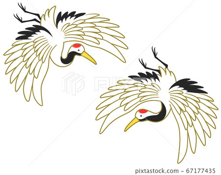 飛鶴（金線）的插圖 67177435