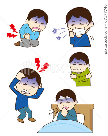 年輕人（頭痛，腹痛，咳嗽，感冒，發冷） 67177740