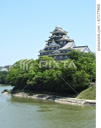 Okayama Castle, a historic site designated by the country in Kita Ward, Okayama City, Okayama Prefecture 67177908