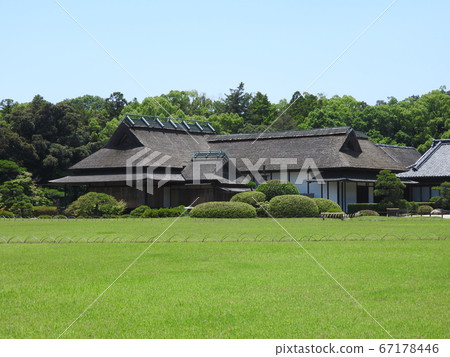 Korakuen, a Japanese garden (Daimyo garden) in Kita Ward, Okayama City, Okayama Prefecture: Enyotei 67178446