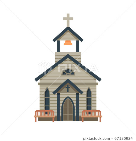 Church Architectural Construction, Wild West...-插圖素材[67180924