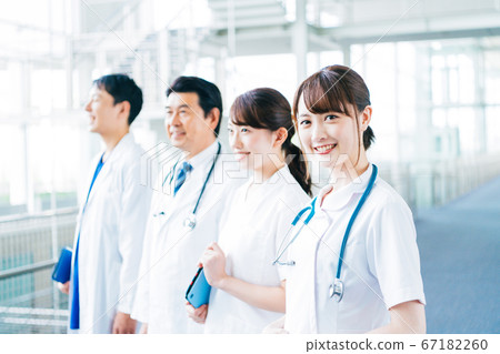 White coat medical treatment 67182260