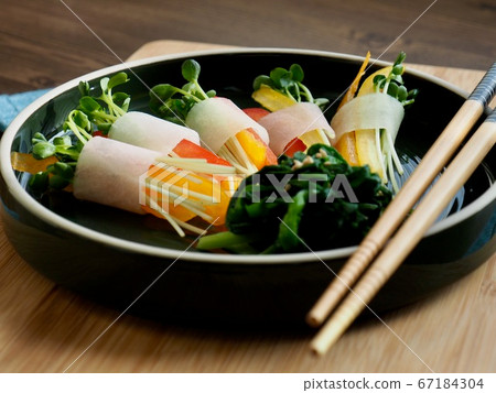 韓國食品ssammu和蔬菜 韓國食品ssammu和蔬菜 67184304