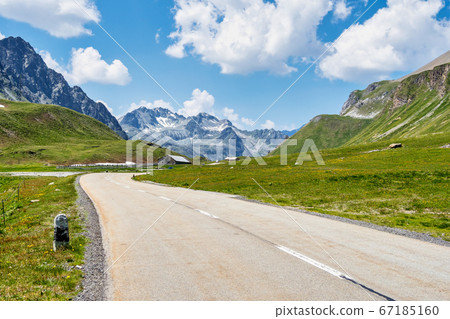 View of the albula pass in grisons, switzerland, 67185160