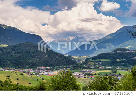 Town of Imst in Tirol, Austria, Europe Town of Imst in Tirol, Austria, Europe 67185164