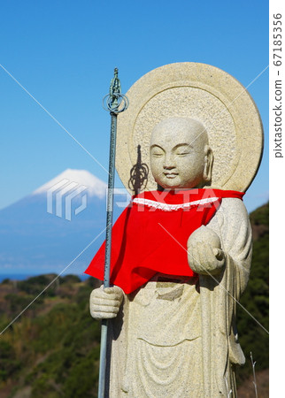 Nishiizu Koibito Misaki的幸福地藏和富士山 67185356