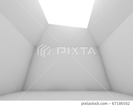 Abstract empty white interior 3d - Stock Illustration [67186502] - PIXTA