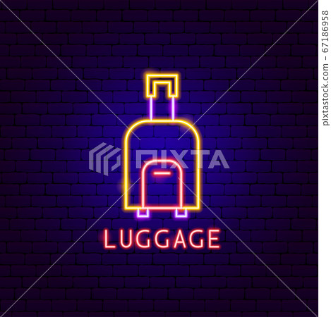 Luggage Neon Label Luggage Neon Label 67186958