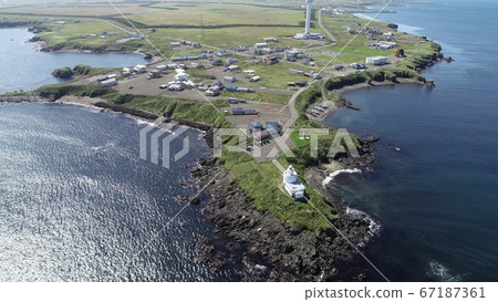 Cape Nosappu drone aerial view 67187361
