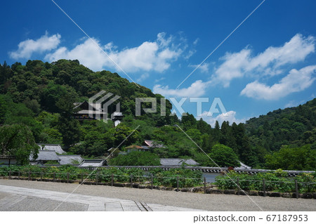 奈良縣Hasedera寺從Okunoin看到本館的景色 奈良縣Hasedera寺從Okunoin看到本館的景色 67187953