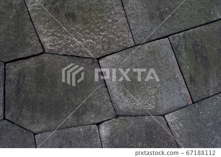 Stone wall of Babamon gate in Edo Castle 67188112