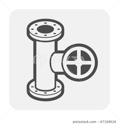 pipe valve icon 67189626